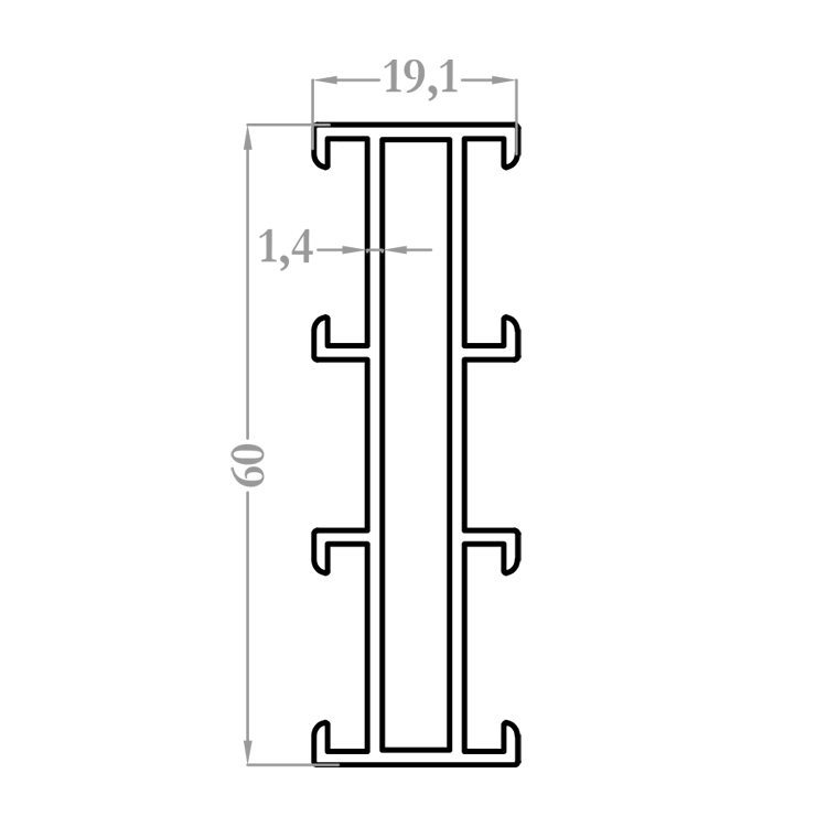 1208 C60 Serisi Profil